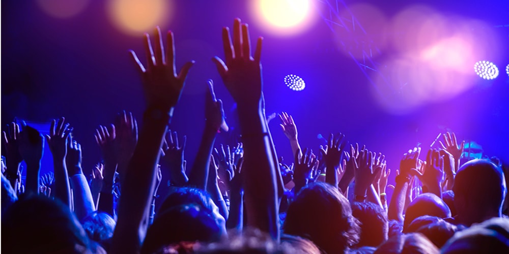 Frontline Christian School - Crowd hands in the air Frontline Christian School - Crowd hands in the air